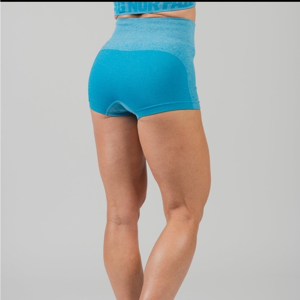 [Flag Nor Fail] NWT SEAMLESS COMPRESSION SHORTS - BLUE - Picture 3 of 6